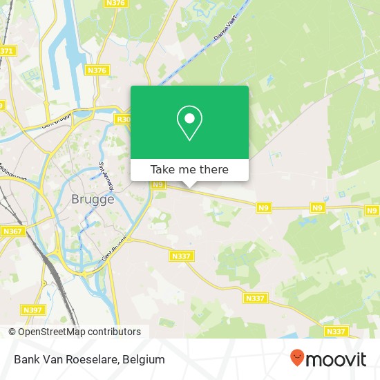 Bank Van Roeselare map