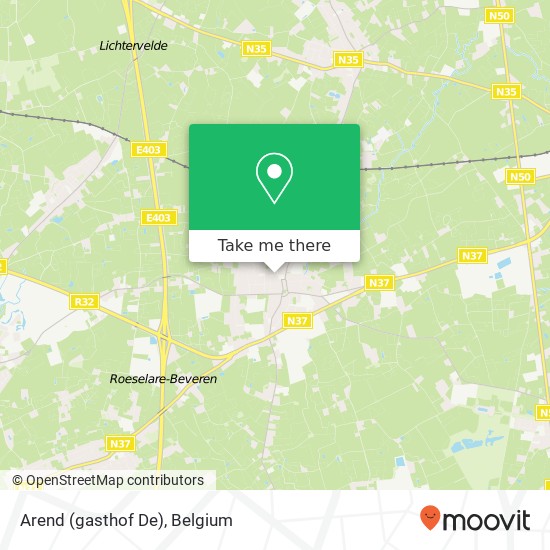 Arend (gasthof De) map