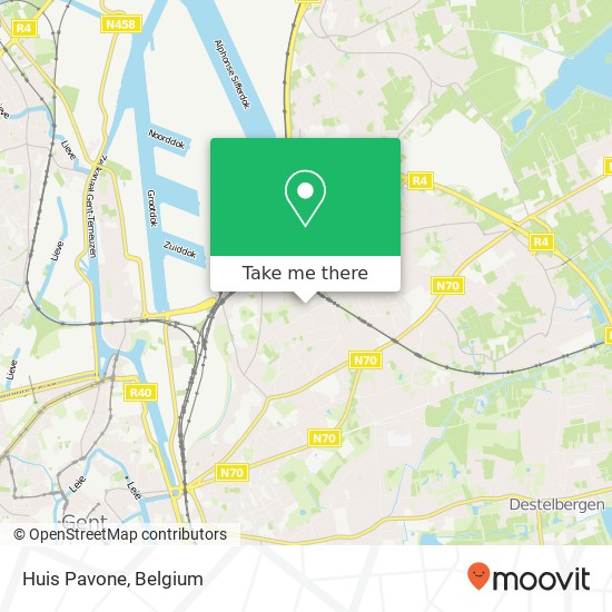 Huis Pavone map