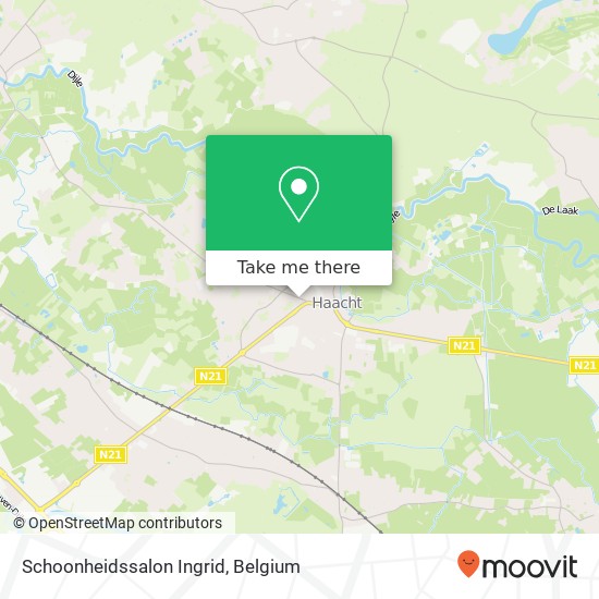 Schoonheidssalon Ingrid map