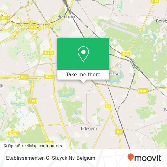 Etablissementen G. Stuyck Nv map