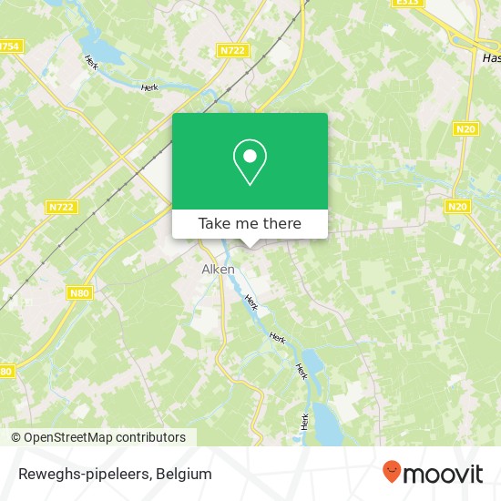 Reweghs-pipeleers map