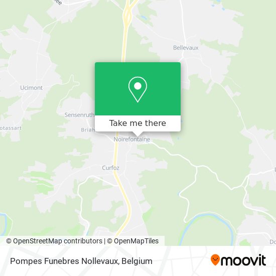 Pompes Funebres Nollevaux map