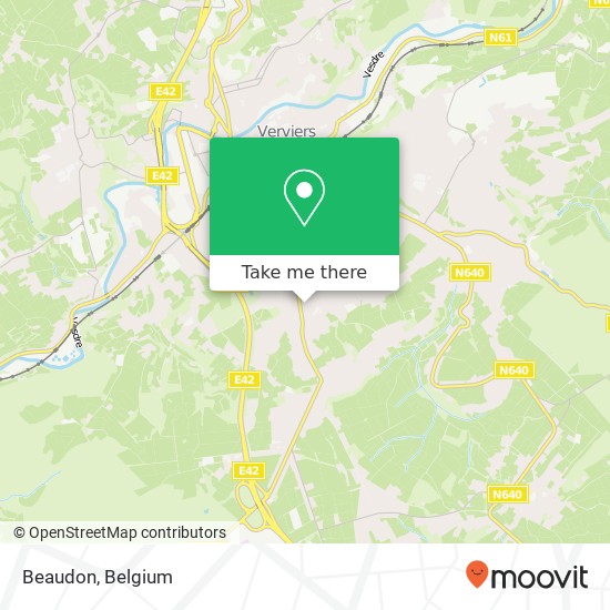 Beaudon map
