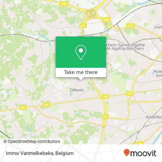Immo Vanmelkebeke map