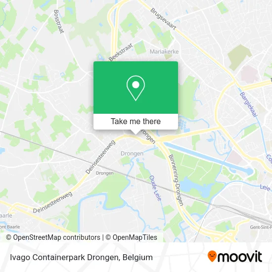 Ivago Containerpark Drongen map