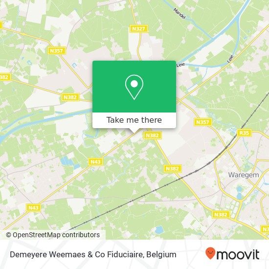 Demeyere Weemaes & Co Fiduciaire map