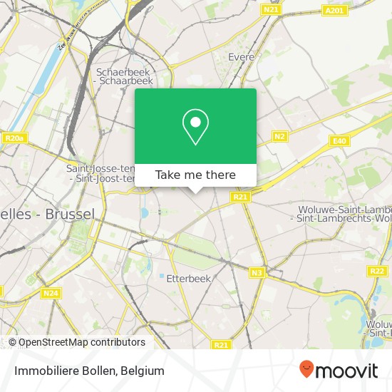 Immobiliere Bollen map