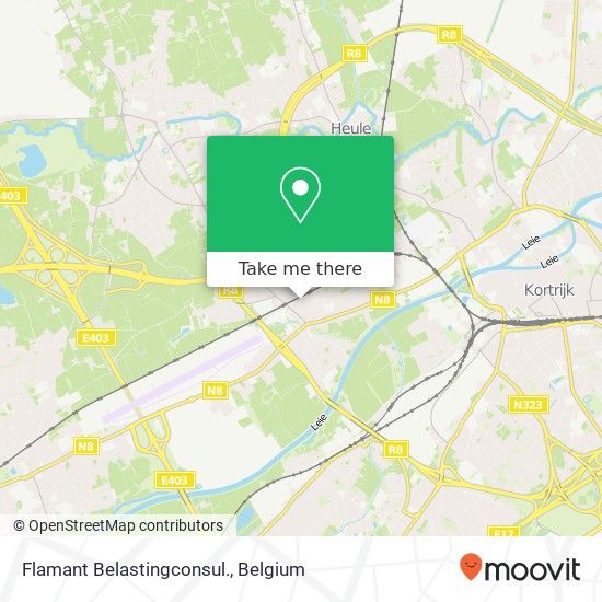 Flamant Belastingconsul. map