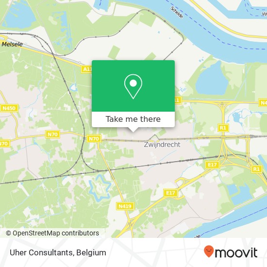 Uher Consultants map