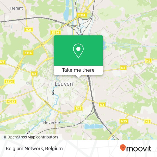 Belgium Network plan