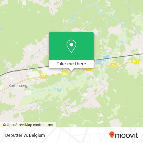 Deputter W map