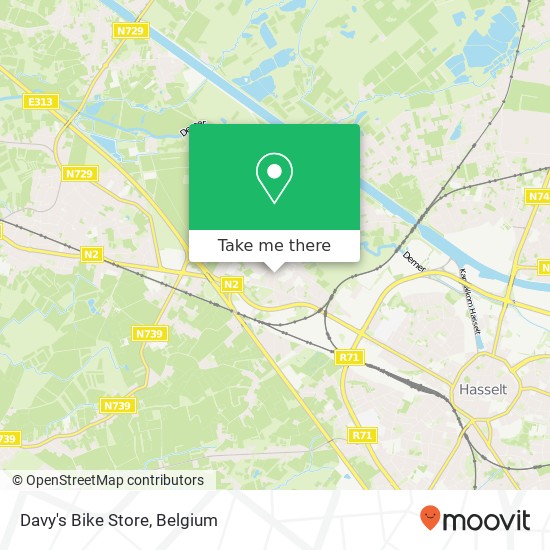 Davy's Bike Store map