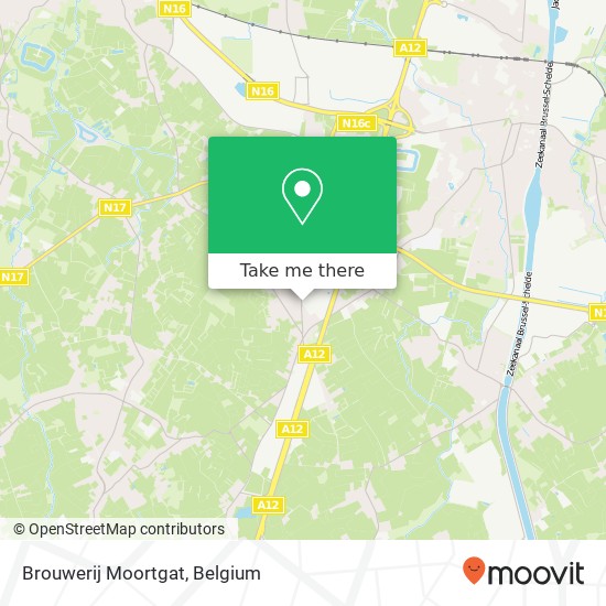 Brouwerij Moortgat map