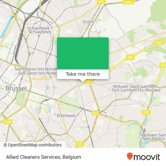 Allied Cleaners Services map