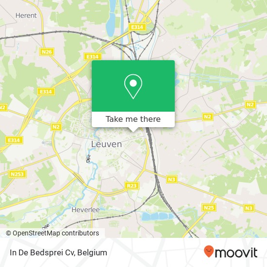 In De Bedsprei Cv map