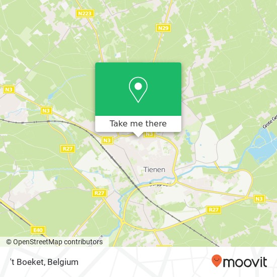 't Boeket map