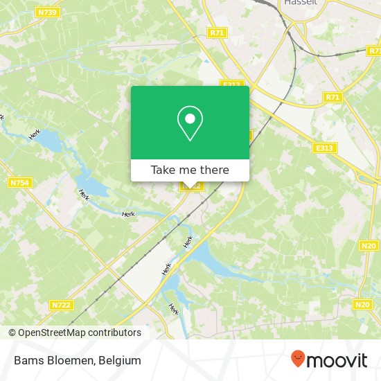 Bams Bloemen map