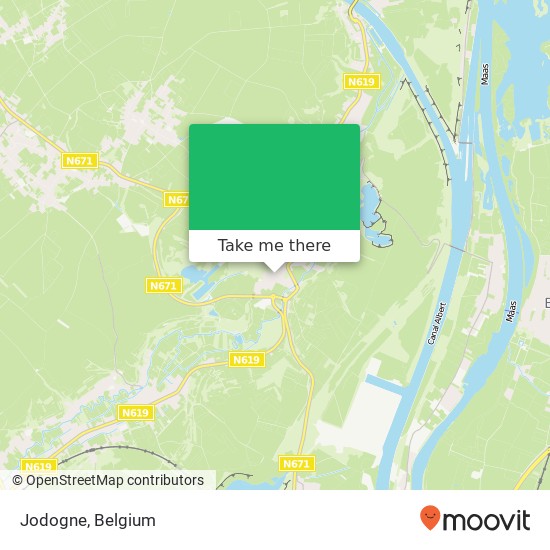 Jodogne map