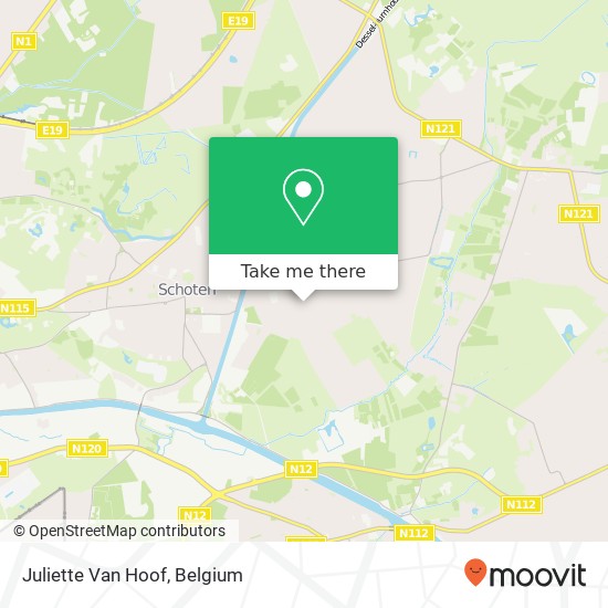 Juliette Van Hoof map