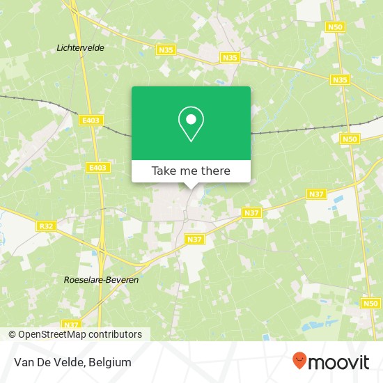 Van De Velde map