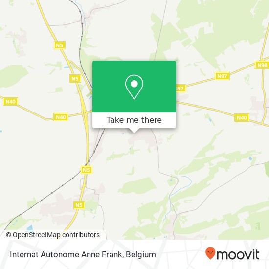 Internat Autonome Anne Frank map