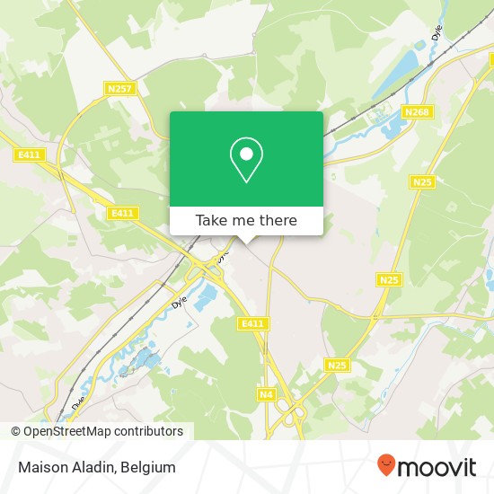 Maison Aladin map