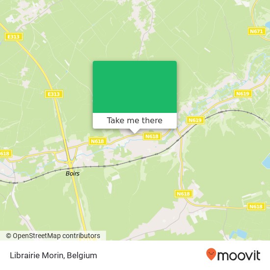Librairie Morin map