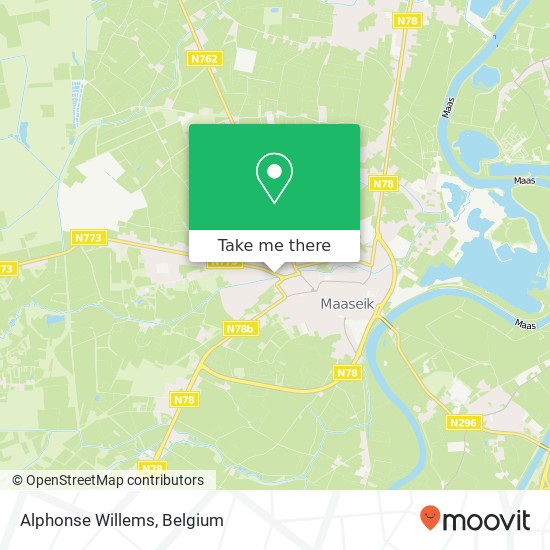 Alphonse Willems map