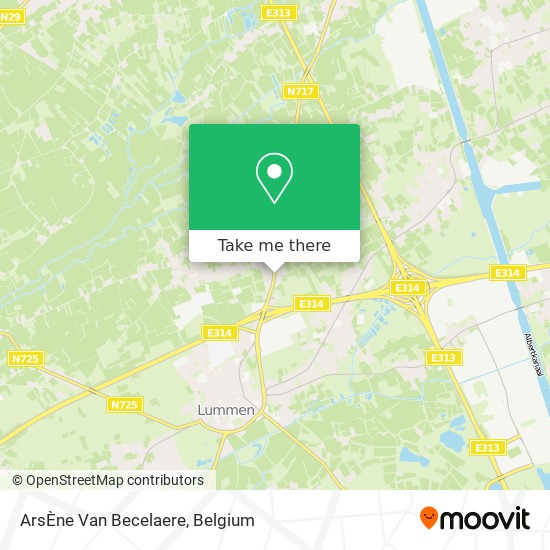 ArsÈne Van Becelaere map