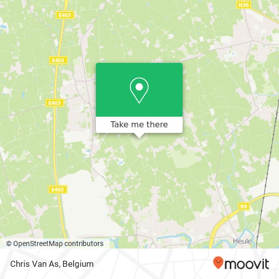 Chris Van As map