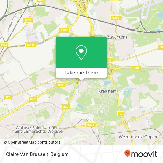 Claire Van Brusselt map