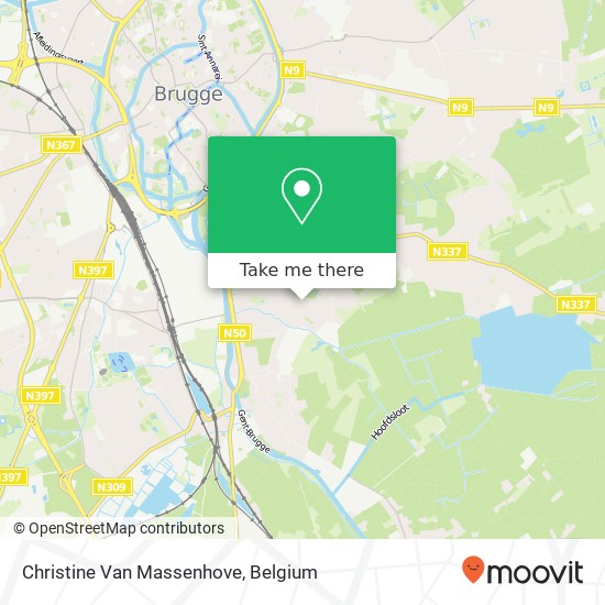 Christine Van Massenhove map