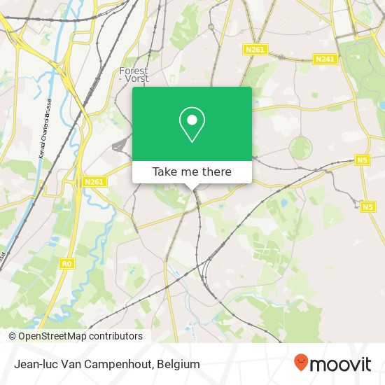 Jean-luc Van Campenhout map
