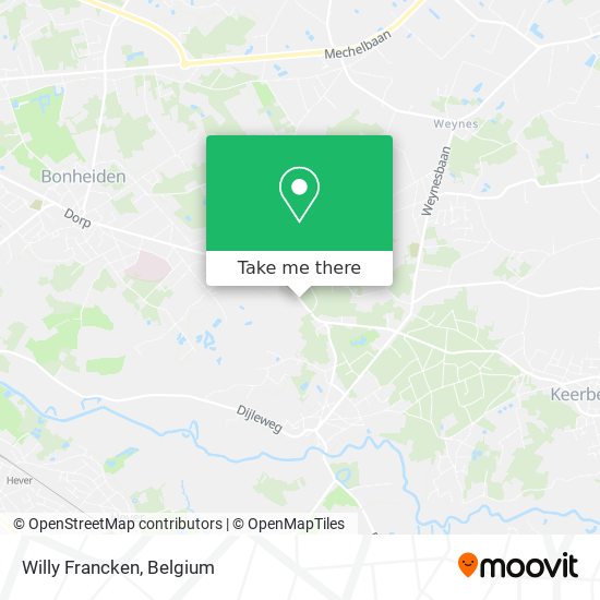 Willy Francken map