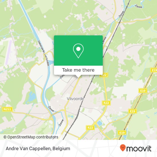 Andre Van Cappellen map