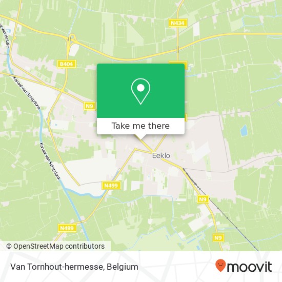 Van Tornhout-hermesse map