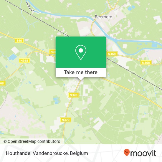 Houthandel Vandenbroucke map
