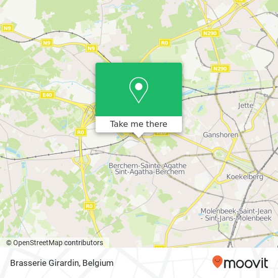 Brasserie Girardin map
