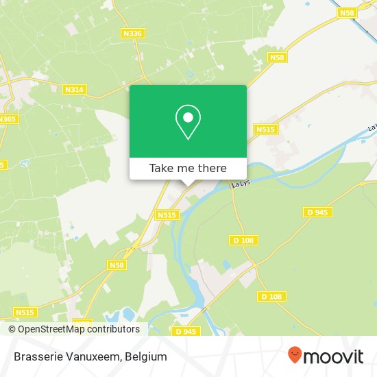 Brasserie Vanuxeem map