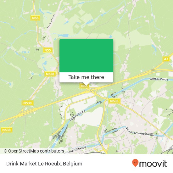 Drink Market Le Roeulx plan