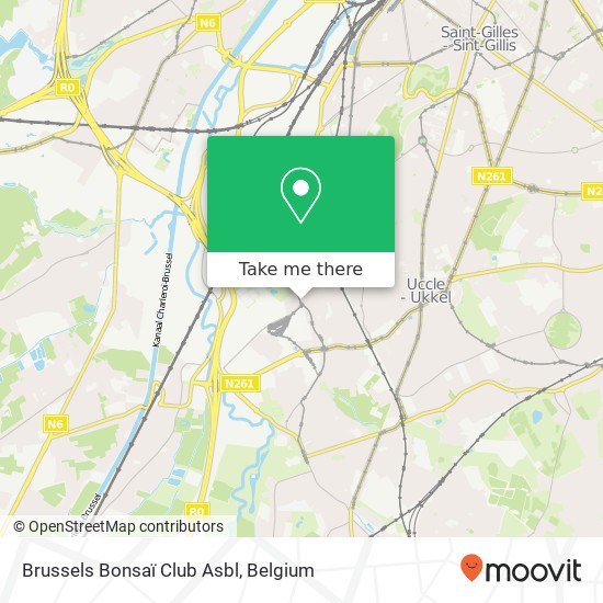 Brussels Bonsaï Club Asbl map