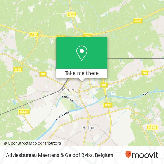 Adviesbureau Maertens & Geldof Bvba map