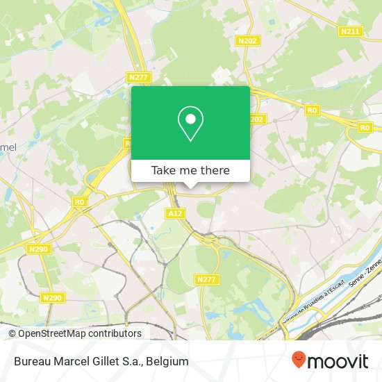 Bureau Marcel Gillet S.a. map