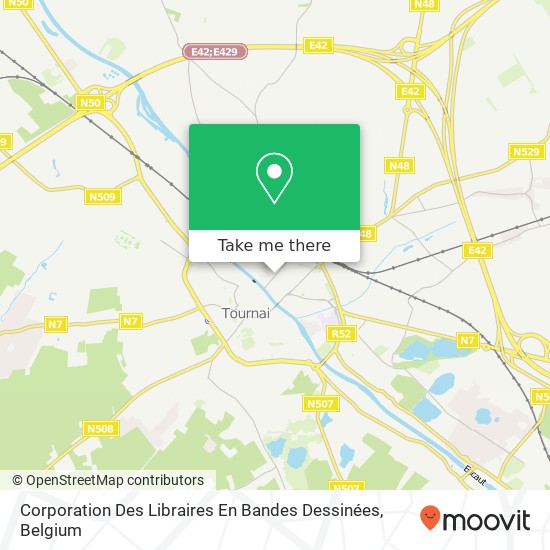 Corporation Des Libraires En Bandes Dessinées map