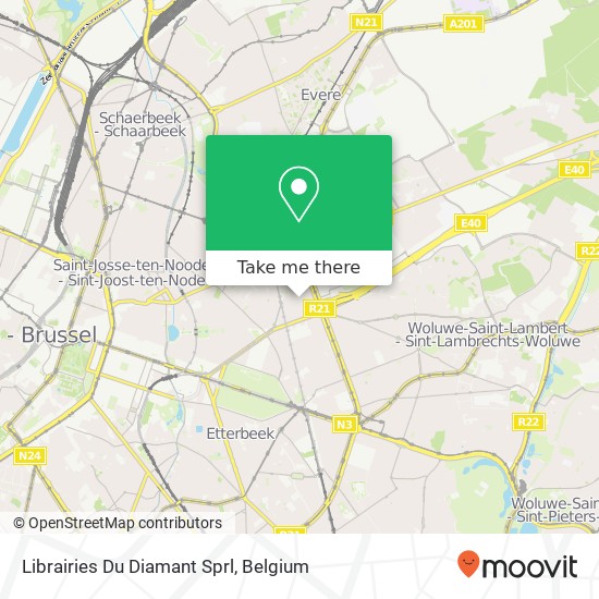 Librairies Du Diamant Sprl map