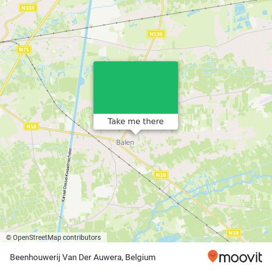 Beenhouwerij Van Der Auwera plan