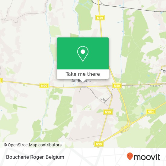 Boucherie Roger map