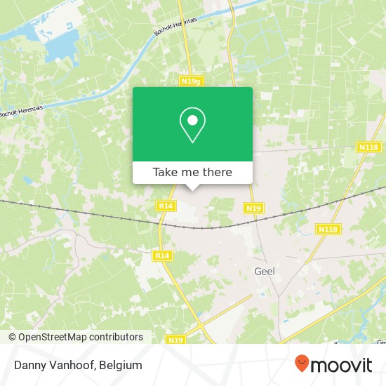 Danny Vanhoof map