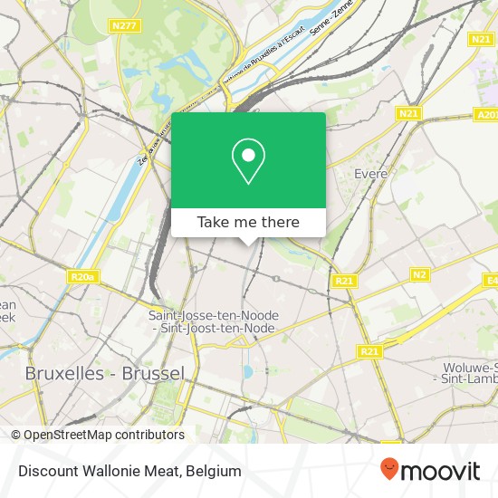 Discount Wallonie Meat map